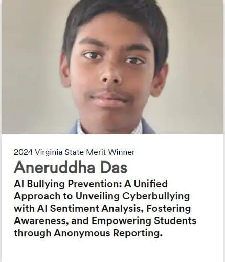 Aneruddha Das - 2024 Winner